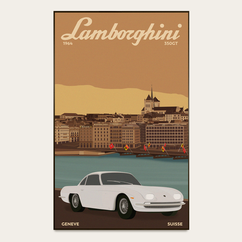 Lamborghini 350GT, Genève