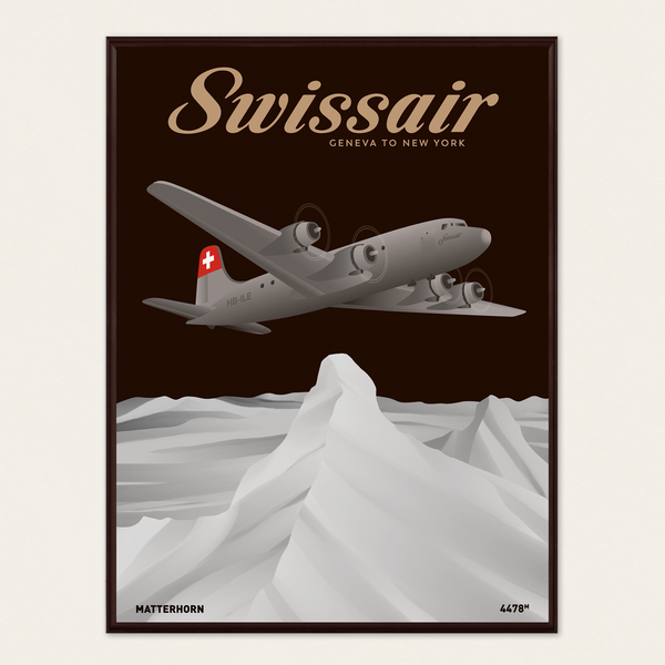 Swissair | Douglas DC-4 | HB-ILE | Matterhorn