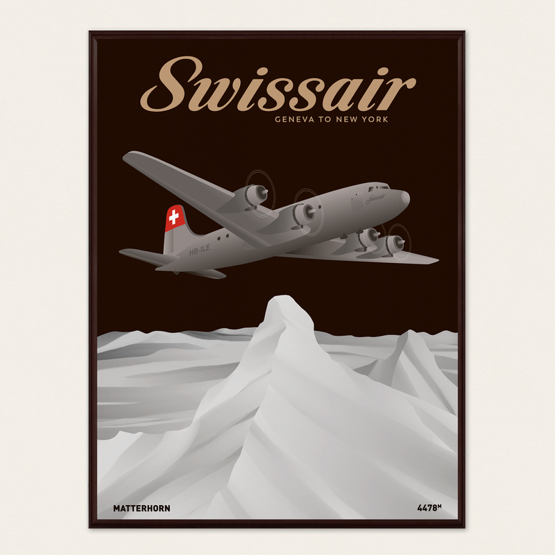 Swissair | Douglas DC-4 | HB-ILE | Matterhorn
